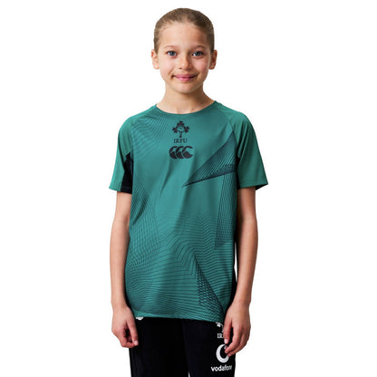 Canterbury IRFU Ireland Rugby Kids 2026 Superlight Training T-Shirt