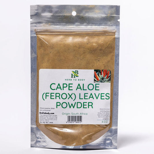 Cape Aloe (Ferox) Leaves Powder 4oz - Herbal Laxative - [variant_option1]
