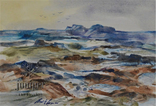 watercolor by Charles E Barnes