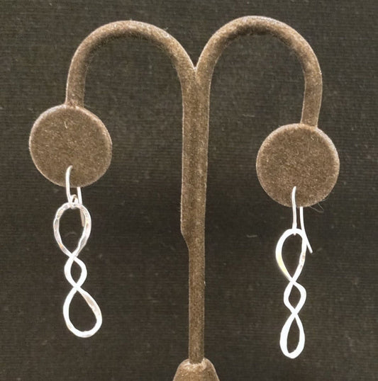 Sterling silver earrings by Lee Cohn