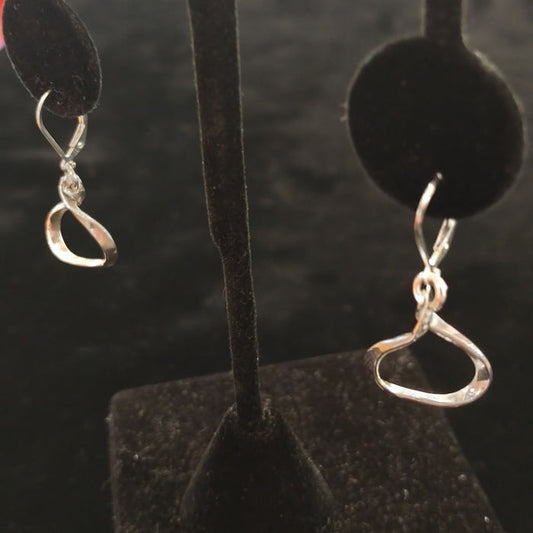 Sterling silver earrings by Lee Cohn