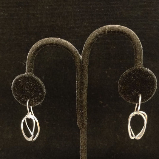 Sterling silver earrings by Lee Cohn