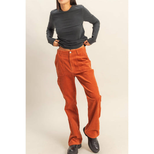 Corduroy Flare Pants - [variant_option1]