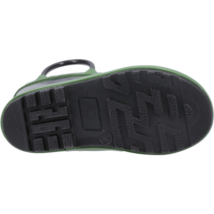 Cotswold Junior Kids Puddle Waterproof Pull On Boot Camouflage