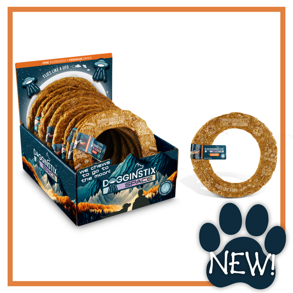 Dogginstix Lamb Collagen - Cosmic Donut Dog Treats