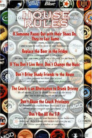 Dorm - House Rules (24x36) - HMR00031