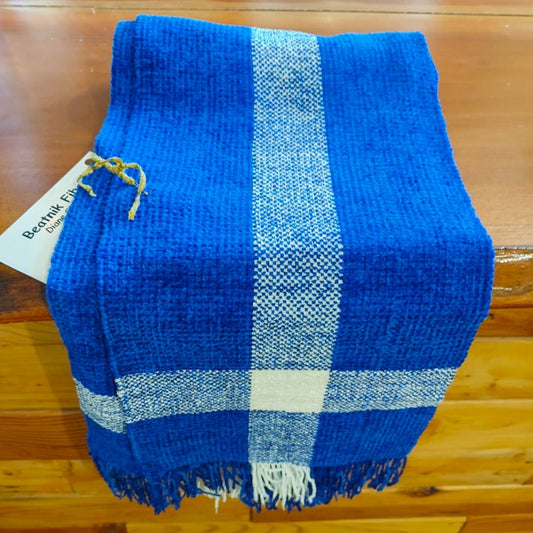 Woven chenille scarf by Diane Street