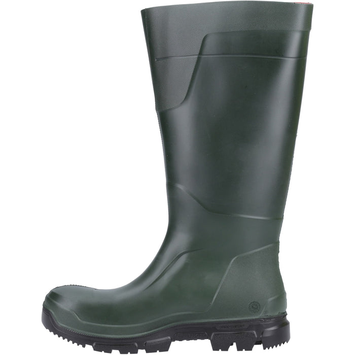 Dunlop Mens TerraPro Full Safety Wellington Green