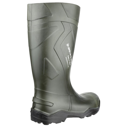 Dunlop Unisex Purofort+ Full Safety Wellington Green