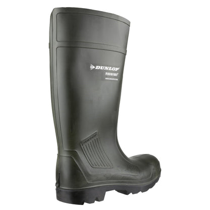 Dunlop Unisex Purofort Professional Full Safety Wellington Green