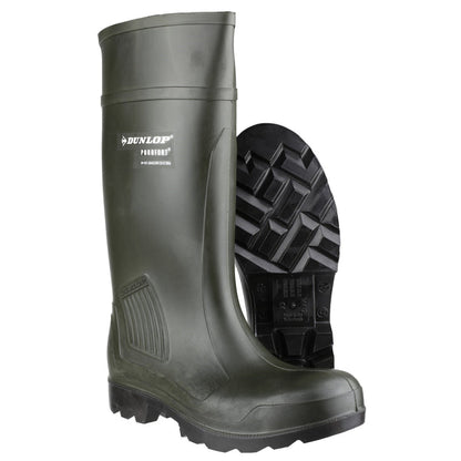 Dunlop Unisex Purofort Professional Full Safety Wellington Green
