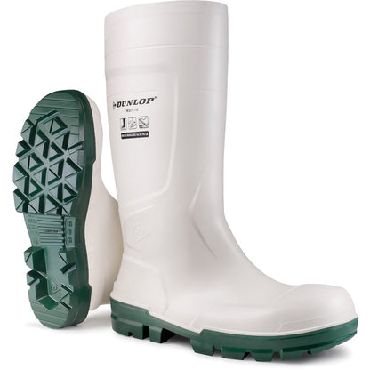 Dunlop Unisex Work-It Safety Wellington White