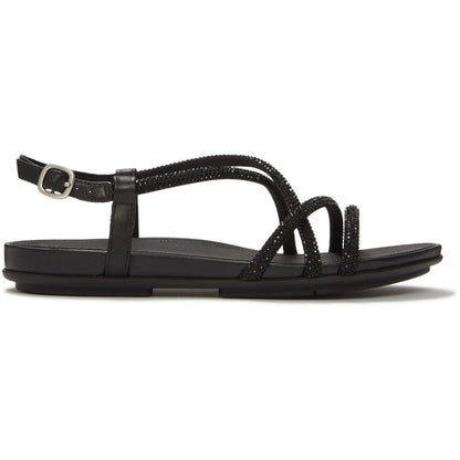 Fitflop Womens Gracie Crystal Sandals All Black