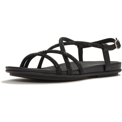 Fitflop Womens Gracie Crystal Sandals All Black