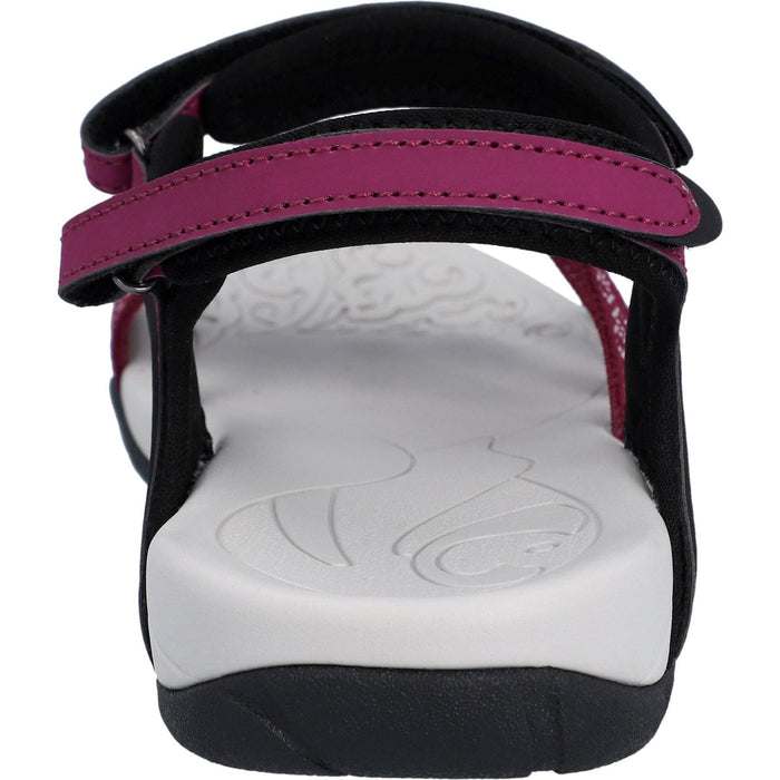 Hi-Tec Womens Savanna II Sandal Cherry Lacquer/Black