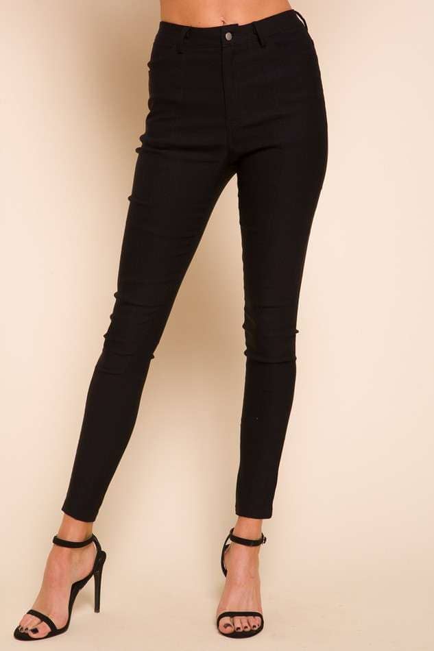 HIGH WAIST STRETCH KNIT SKINNY JEGGING - [variant_option1]