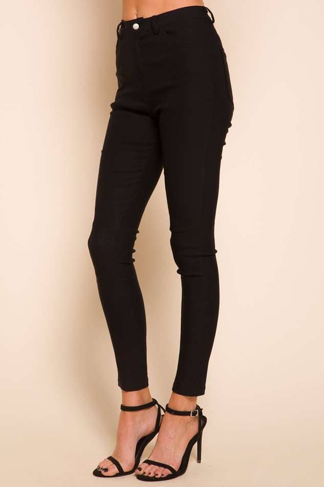 HIGH WAIST STRETCH KNIT SKINNY JEGGING - [variant_option1]
