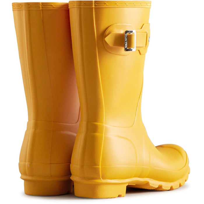 Hunter Womens Original Short Wellington Boots Yellow