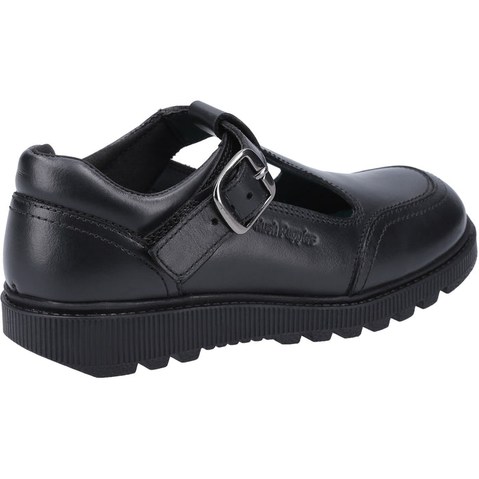 Hush Puppies Girls Kerry Senior School Shoe Black