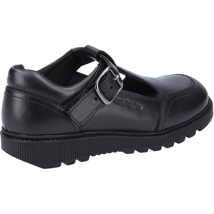 Hush Puppies Girls Kerry Senior School Shoe Black