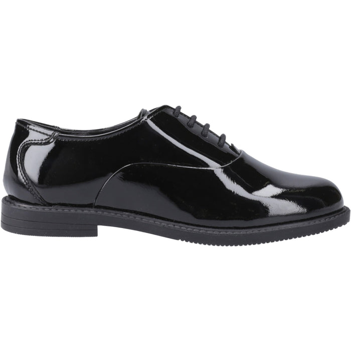 Hush Puppies Girls Nellie Patent Shoe Black