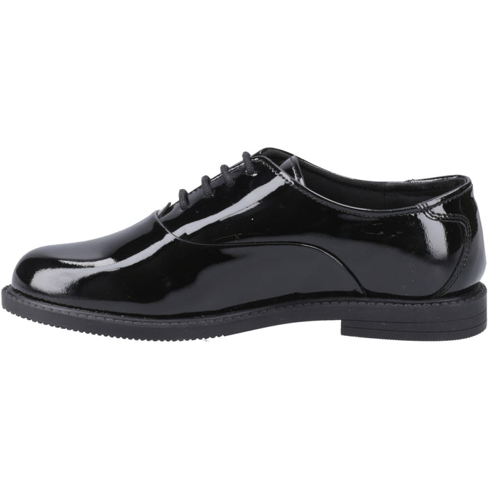 Hush Puppies Girls Nellie Patent Shoe Black