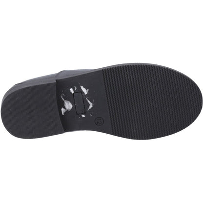 Hush Puppies Girls Nellie Patent Shoe Black