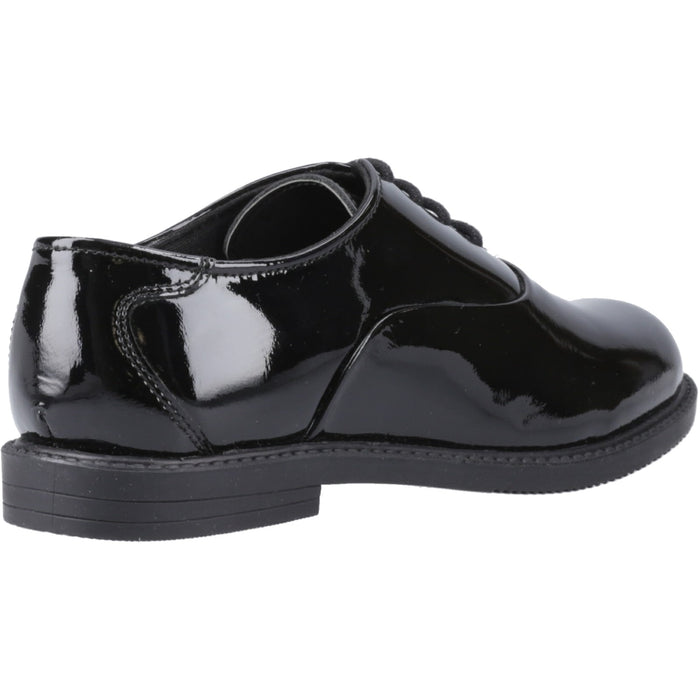 Hush Puppies Girls Nellie Patent Shoe Black
