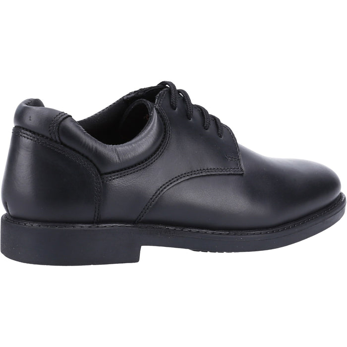 Hush Puppies Mens Tim Senior School Shoe Black