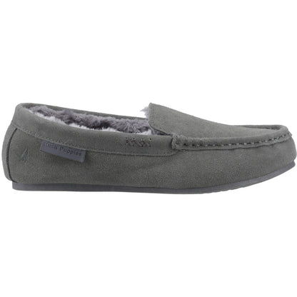 Hush Puppies Womens Annie Mocassin Slipper Grey