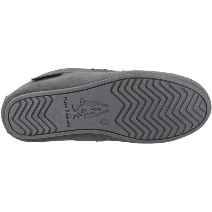 Hush Puppies Womens Annie Mocassin Slipper Grey