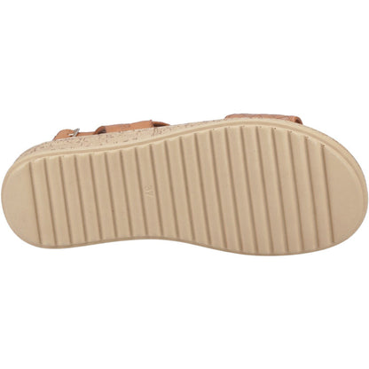 Hush Puppies Womens Ebony Wide Fit Sandal Tan