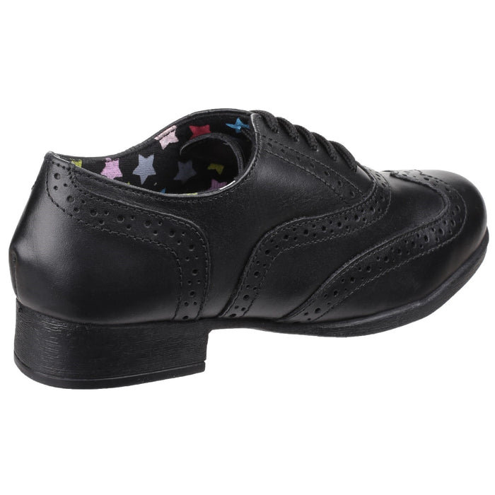 Hush Puppies Womens Kada Senior School Shoe Black