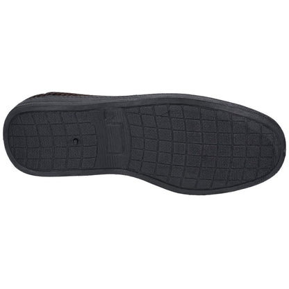 Mirak Mens Highbury Twin Gusset Slipper Brown