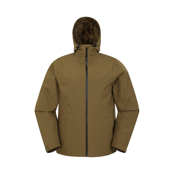 Mountain Warehouse Mens Covert Waterproof Jacket Dark Khaki