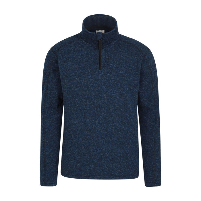 Mountain Warehouse Mens Idris II Half Zip Fleece Top Navy
