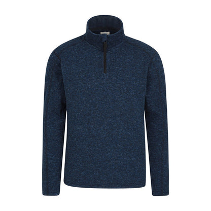 Mountain Warehouse Mens Idris II Half Zip Fleece Top Navy