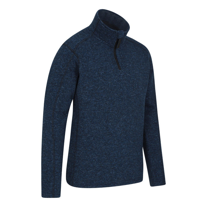 Mountain Warehouse Mens Idris II Half Zip Fleece Top Navy