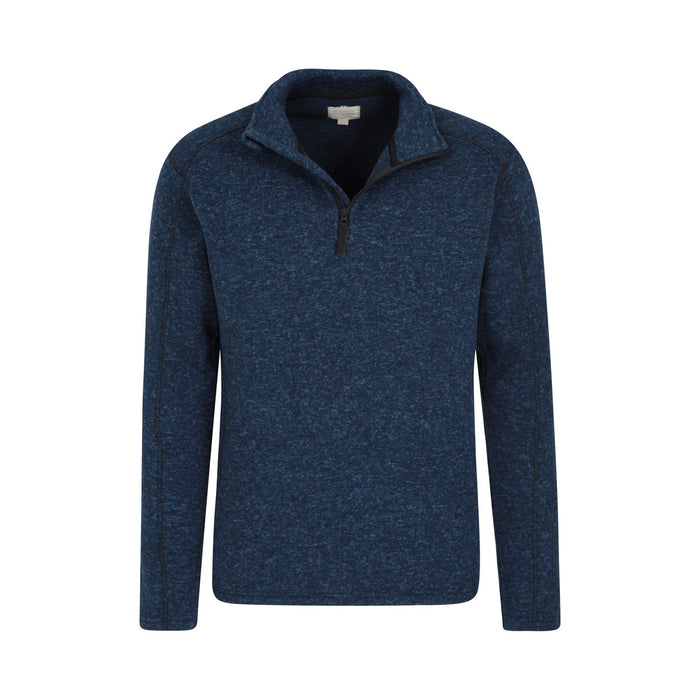 Mountain Warehouse Mens Idris II Half Zip Fleece Top Navy