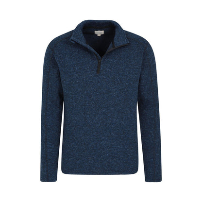 Mountain Warehouse Mens Idris II Half Zip Fleece Top Navy