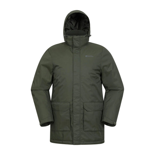 Mountain Warehouse Mens Ranger Padded Parka Khaki Green