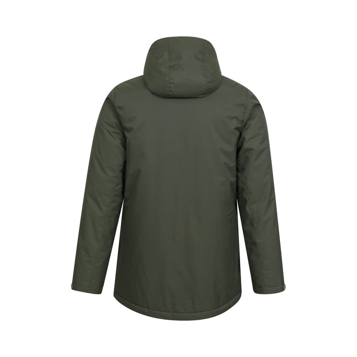 Mountain Warehouse Mens Ranger Padded Parka Khaki Green