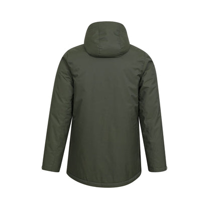 Mountain Warehouse Mens Ranger Padded Parka Khaki Green
