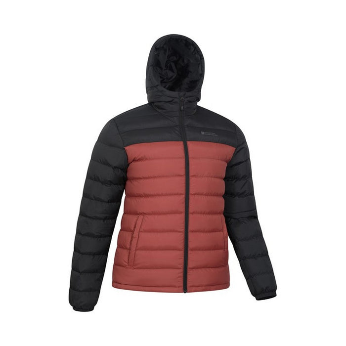 Mountain Warehouse Mens Seasons II Camo Padded Jacket Berry