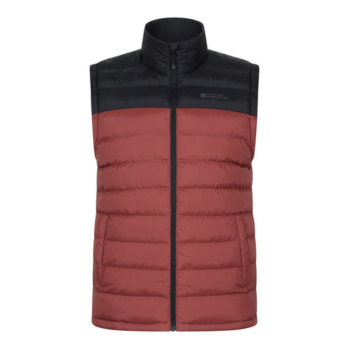 Mountain Warehouse Mens Seasons II Padded Gilet Berry