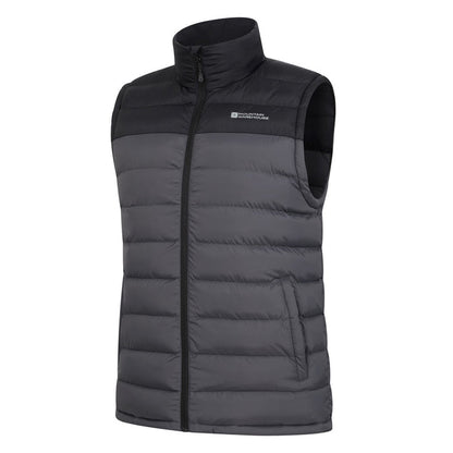 Mountain Warehouse Mens Seasons II Padded Gilet Dark Grey