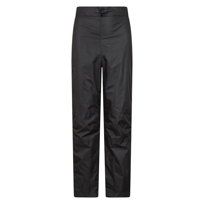 Mountain Warehouse Mens Spray Waterproof Regular Trousers Black