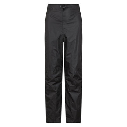 Mountain Warehouse Mens Spray Waterproof Regular Trousers Black