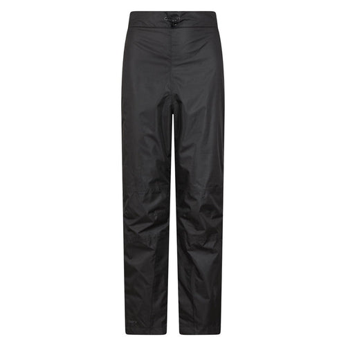Mountain Warehouse Mens Spray Waterproof Regular Trousers Black