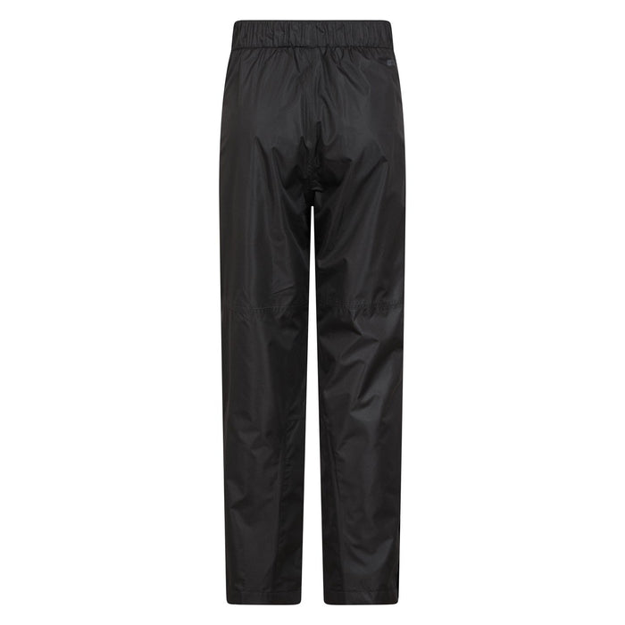 Mountain Warehouse Mens Spray Waterproof Regular Trousers Black